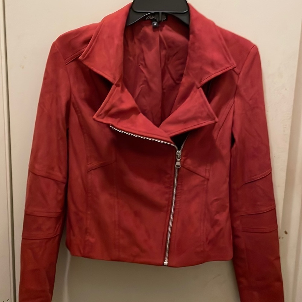 Express faux suede jacket XS